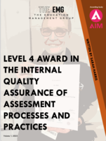 Level 4 Award in the Internal Quality Assurance of Assessment Processes and Practices